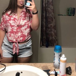 American eagle tie shirt